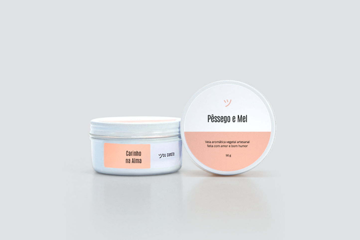 Vela perfumada Pêssego e Mel 90 gr